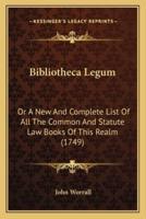 Bibliotheca Legum