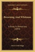 Browning And Whitman
