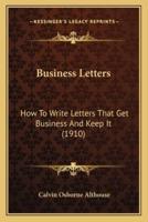 Business Letters