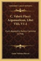 C. Valerii Flacci Argonauticon, Libri VIII, V1-2