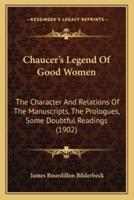 Chaucer's Legend Of Good Women