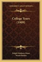 College Years (1909)