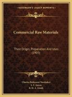 Commercial Raw Materials