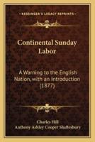 Continental Sunday Labor