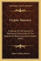Cryptic Masonry