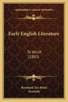 Early English Literature