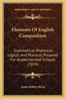 Elements Of English Composition