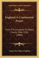 England A Continental Power