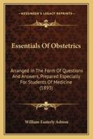 Essentials Of Obstetrics