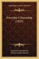 Everyday Citizenship (1922)