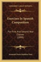 Exercises In Spanish Composition