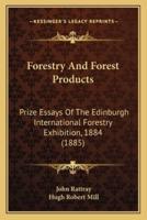 Forestry And Forest Products