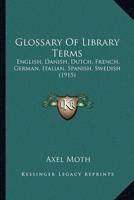 Glossary Of Library Terms