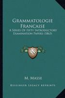 Grammatologie Francaise