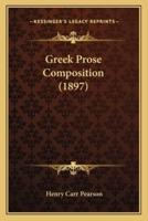 Greek Prose Composition (1897)