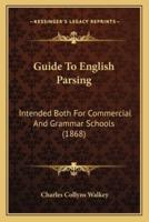Guide to English Parsing
