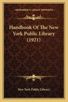 Handbook of the New York Public Library (1921)
