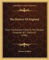 The History Of England