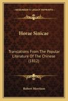 Horae Sinicae