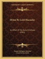 Hymn by Lord Macaulay