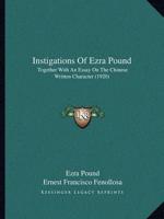 Instigations Of Ezra Pound