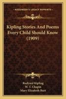 Kipling Stories And Poems Every Child Should Know (1909)