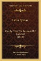 Latin Syntax