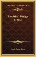 Empirical Design (1915)