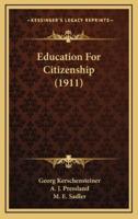Education for Citizenship (1911)