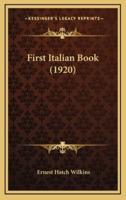 First Italian Book (1920)