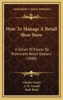 How to Manage a Retail Shoe Store