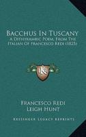Bacchus in Tuscany