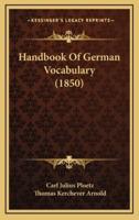 Handbook of German Vocabulary (1850)