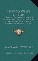 How To Write Letters