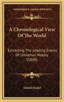 A Chronological View Of The World