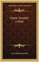 Open, Sesame! (1918)