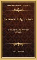 Elements of Agriculture