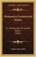 Elementary Geometrical Statics