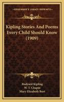 Kipling Stories And Poems Every Child Should Know (1909)