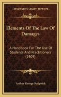 Elements of the Law of Damages