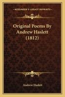 Original Poems By Andrew Haslett (1812)