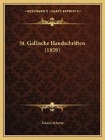 St. Gallische Handschriften (1859)