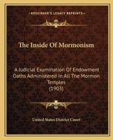 The Inside Of Mormonism