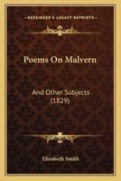Poems on Malvern