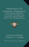 Principles Of General Pharmacy