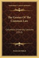 The Genius of the Common Law