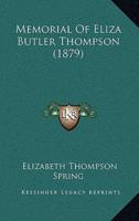 Memorial Of Eliza Butler Thompson (1879)