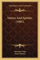 Satires And Epistles (1881)