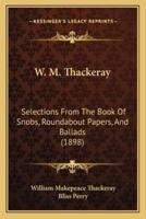 W. M. Thackeray
