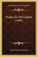 Studies In Old English (1899)